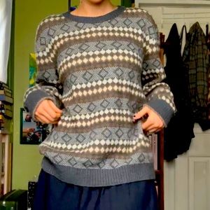 grungy 90's inspired sweater